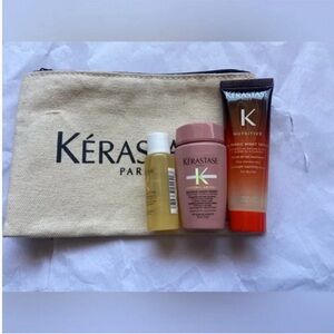NEW Kérastase Sample Set with Pouch